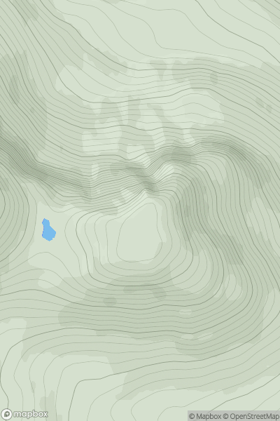 Thumbnail image for Meall Dearg [Lochinver to Ullapool] [NC148087] showing contour plot for surrounding peak